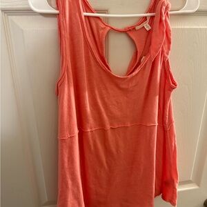Anthropologie Coral Tank Top
